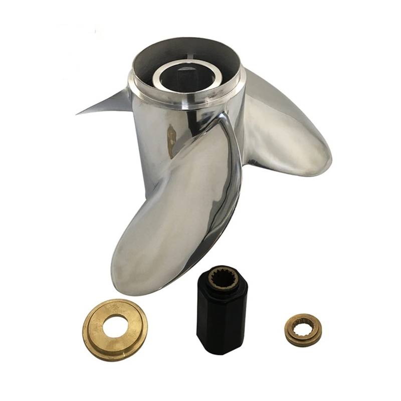 PEXORT Außenbordpropeller 16X21 Edelstahl 15 Zahnkeilauslass Bootsteile, for Suzuki, for Motor 150-300 PS 99105-00800-21P Austausch des Bootspropellers von PEXORT