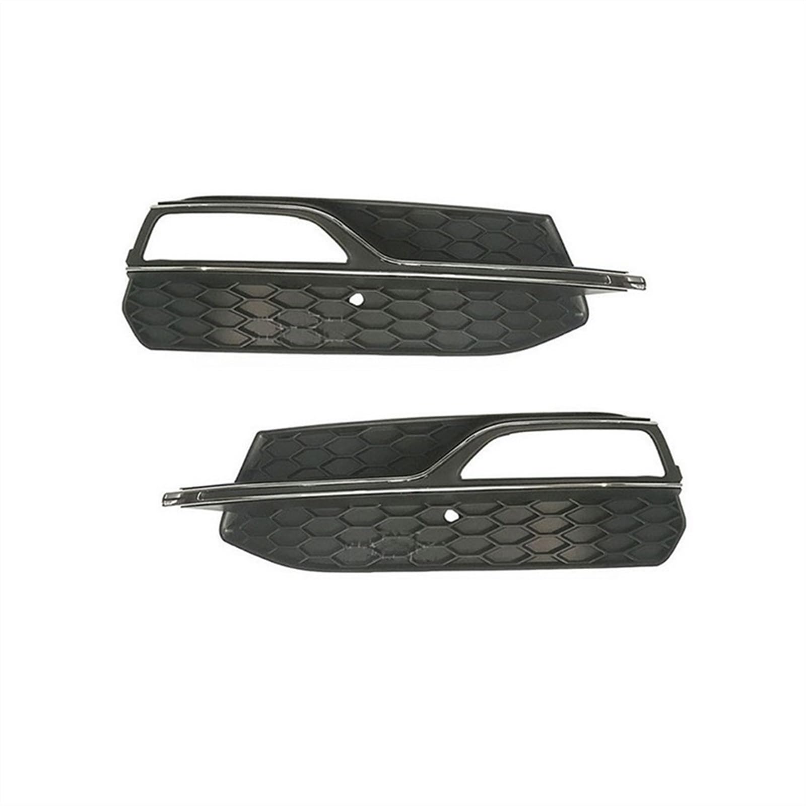 PEXORT Auto Links Rechts Vorne Stoßstange Nebel Licht Kühlergrill Grill Abdeckung, for Audi, for A3 for S3 2014 2015 2016 2017 8V3807681 8V3807682 Nebelscheinwerfer-Grillabdeckung(A Pair 1) von PEXORT