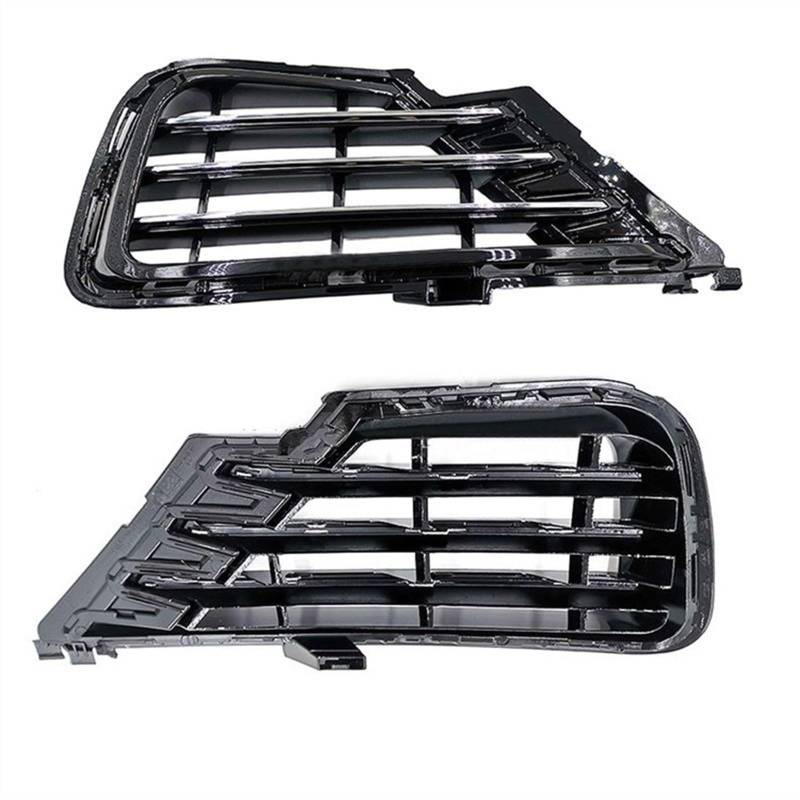 PEXORT Auto Vorne Links Rechts Stoßstange Nebel Licht Lampe Grill, for VW, for Touareg R-Linie 2016 2017 2018 7P6853665G 7P6853666G Nebelscheinwerfer-Grillabdeckung von PEXORT