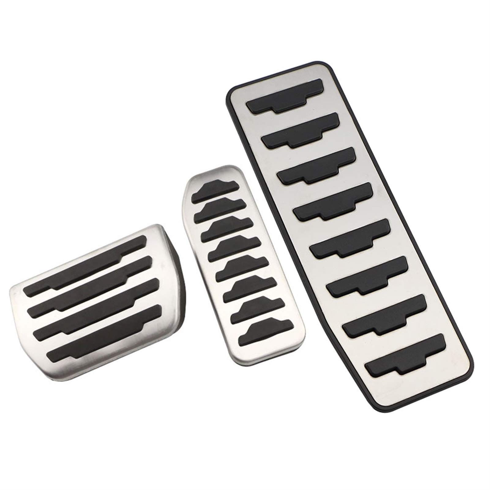 PEXORT Autopedale, Autopedale, Bremspedal, Fußstütze, Pedalauflage, Abdeckung, Auto-Styling, for Land Rover, Freelander 2007–2015, Linkslenker Auto-Kupplungspedalauflage(3Pcs at with Rest) von PEXORT