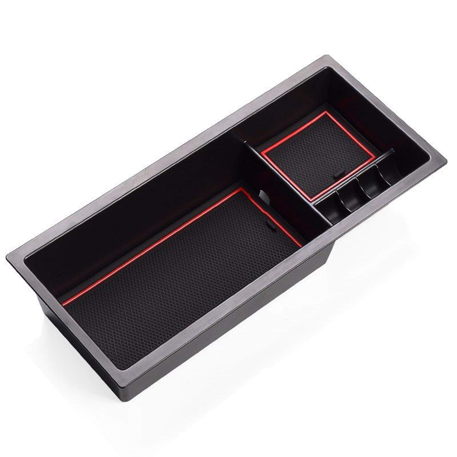 PEXORT Organizer for die Mittelarmlehne des Autos, for Toyota, for PRIUS 30 50 Xw30 Zvw30 Zvw35 Zvw50, Aufbewahrungsbox for Handschuhfach, Münzaufbewahrungszubehör Aufbewahrungsbox für die Mittelkonso von PEXORT