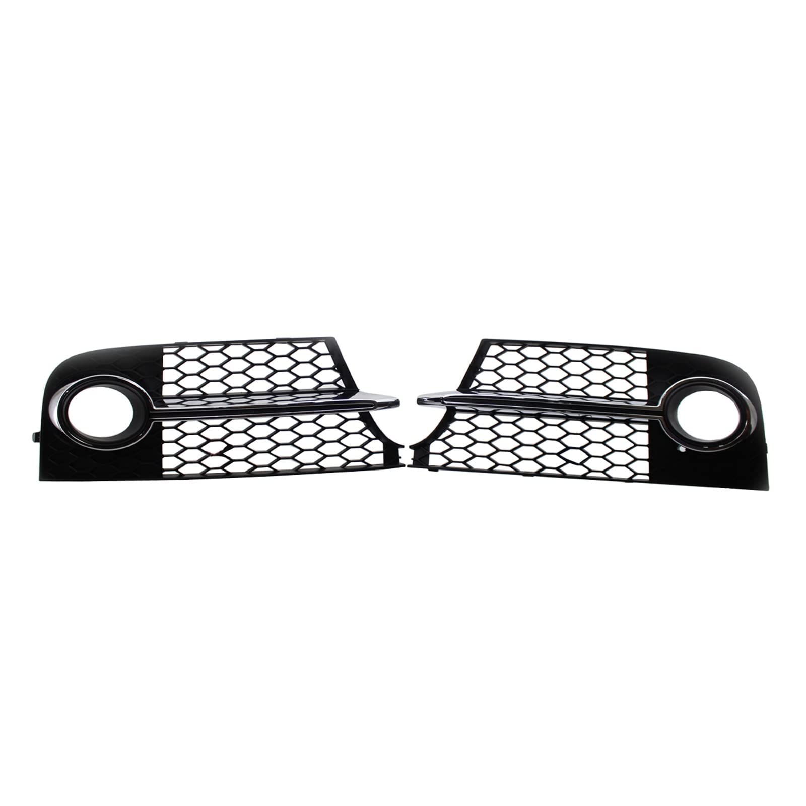 PEXORT Paar Auto Nebelscheinwerfer Grills Lampenabdeckung Honeycomb Hex Grille, for Audi, TT MK2, for, for TTS 2011-2014 8J0807681KT94 8J0807682KT94 Nebelscheinwerfer-Grillabdeckung(Black) von PEXORT