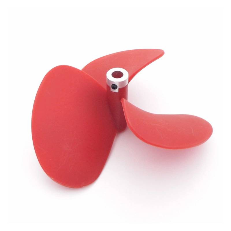 PEXORT RC Boot Propeller 3-Blatt 140mm 8mm Schaft Nylon Propeller, for RC Schlepper Angeln Köder Boot DIY Floß Surfbrett Austausch des Bootspropellers von PEXORT