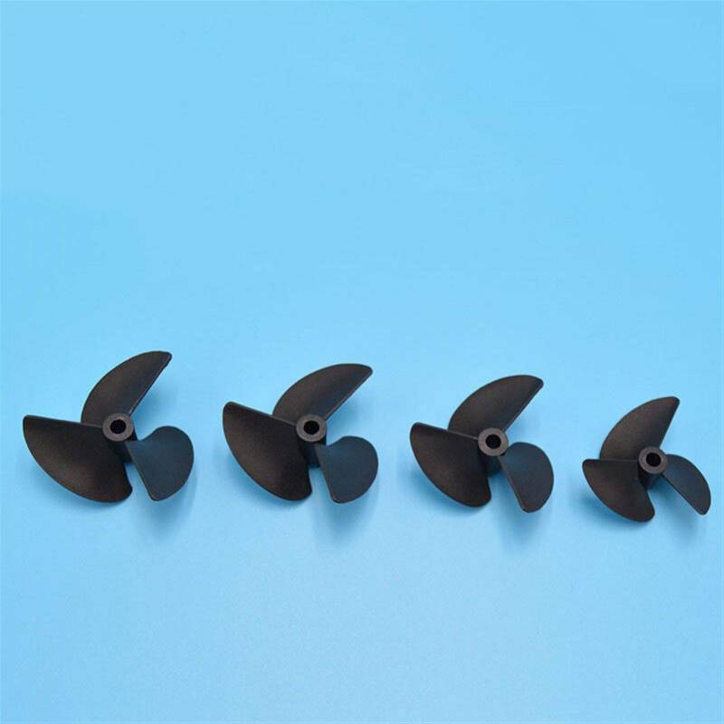 PEXORT Rc 4,8 mm Nylon Propeller 3 Blatt Propeller Hochfeste 4,76 mm Welle 4,76 mm Antrieb Hund Rc Boot Außenbordmotorpropeller(D52mm) von PEXORT