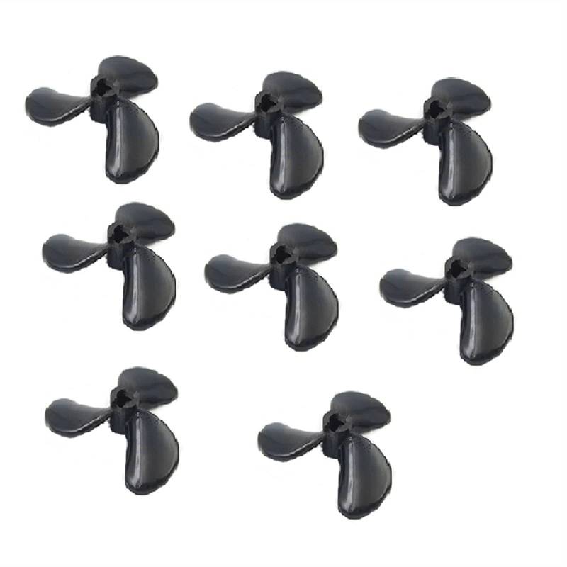 PEXORT Voll eingetaucht Paddel 3 Klingen Nylon Propeller CW CCW Durchmesser 52mm/56mm Dual Motor Requisiten Blende 5mm for RC Boot DIY Simulation Schiff Austausch des Bootspropellers(4pairs D56x5mm) von PEXORT