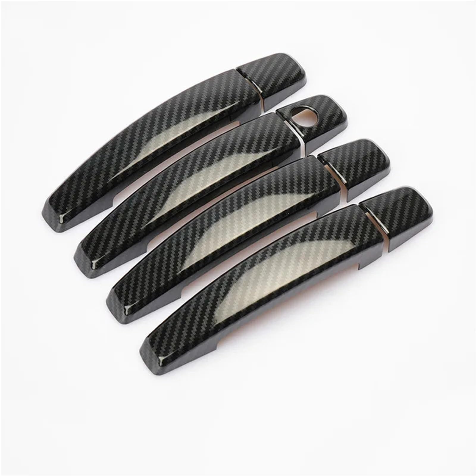 PEXORT for Chevrolet, for Cruze, 2008-2013 Captiva 2006-2013, for Camaro, 2010-2015 Spark 2009-2011 Chrom-Carbonfaser-Autotürgriffabdeckung Außentürgriffabdeckung(Carbon Fiber) von PEXORT