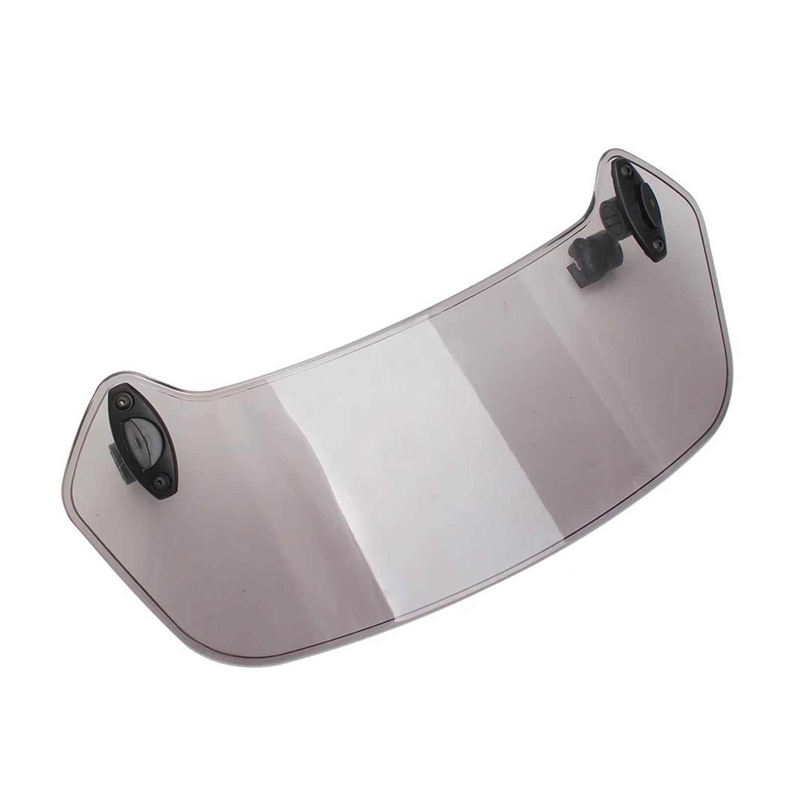 Deflector Protector Universal Motorrad Clip-On Windschutzscheibe Verlängerung Einstellbare Spoiler Clamp-On Windschutzscheibe Windabweiser Motorrad Windschild(Smoke) von PFBGEXV