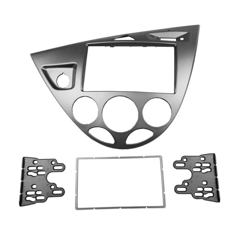 Car Radio Faceplate Frame/Passend for 1998–2005 Ford Focus 7-Zoll-LHD-Autoradio, Android-Stereo-Audio-Bildschirm, Multimedia-Video-Player, Navigationsrahmen Car Radio Frame(Silver,173-98mm) von PGAEVG