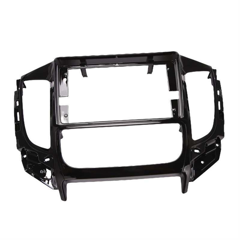 Car Radio Faceplate Frame/Passend for Mitsubishi TRITON 2015, 9 Zoll, 2Din, Audio-Panel, DVD-Navigationspanel, Rahmen, Autoblenden, Stereo-Radio-Panel Car Radio Frame von PGAEVG