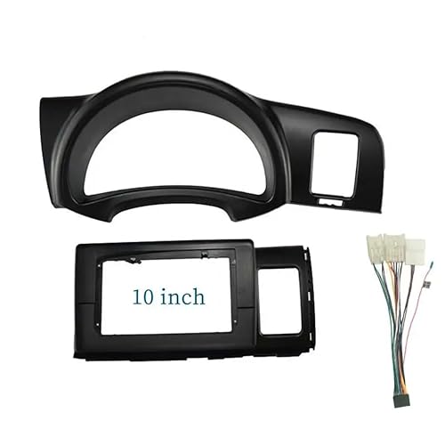 Car Radio Faceplate Frame 10,1 Zoll Autorahmen Blendenadapter Android Radio Audio Armaturenbrett Einbausatz/Passend for Toyota Wish 2003-2008 RHD Car Radio Frame(Frame Cable) von PGAEVG