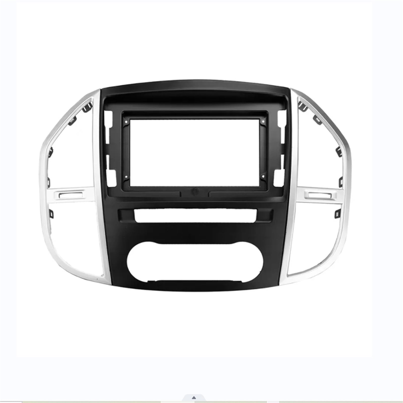 Car Radio Faceplate Frame 10 ZOLL Android Audio/Passend for Mercedes Benz W447 Vito 2014 2015-2021 Kabel Canbus Auto Auto ABS Radio GPS Stereo Panel 2 Din Rahmen Car Radio Frame(Frame) von PGAEVG