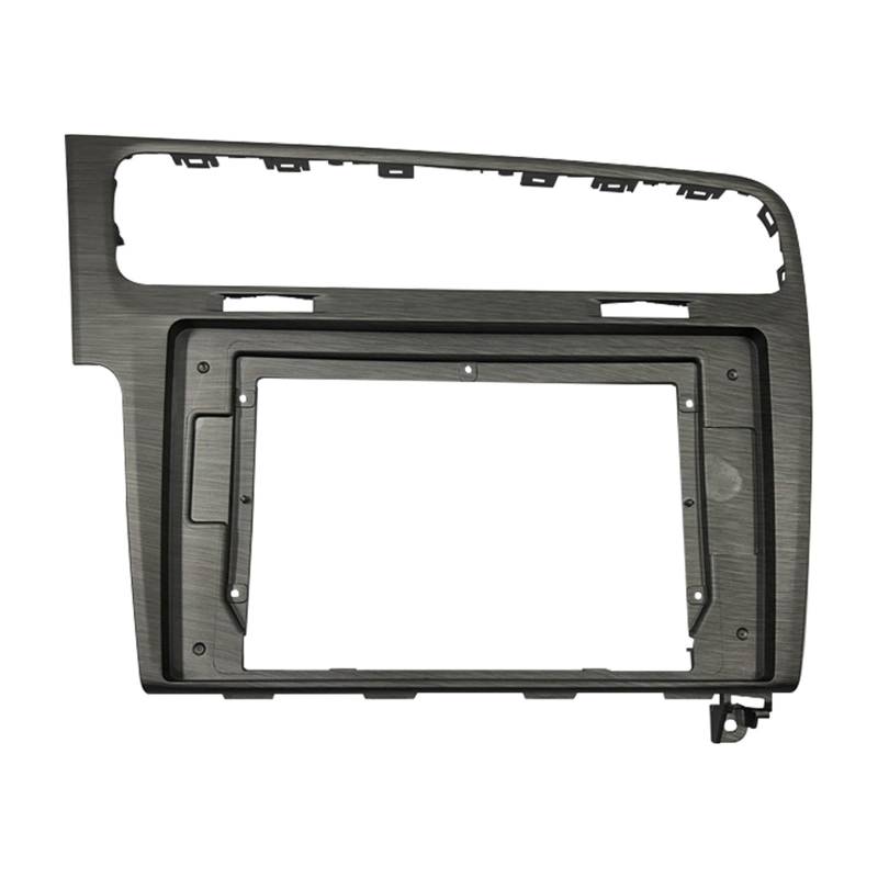 Car Radio Faceplate Frame 2-DIN-Autoradio-Audio-Blendenrahmen, 10,1 Zoll großer Bildschirm, modifizierte Navigation, passend for Volkswagen Golf 7, Panel-Kit #by-003 Car Radio Frame(Frame) von PGAEVG