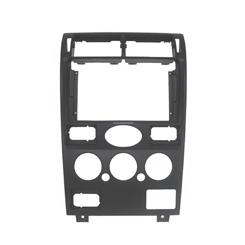 Car Radio Faceplate Frame 2 Din Autoradio-Blende/Fit for Ford Mondeo Sedan 2000–2003, Auto-Stereo-Audio-Player, DVD-Panel, Dash-Kit, Rahmen, Mittelkonsolenhalter Car Radio Frame(Black,Fascia) von PGAEVG