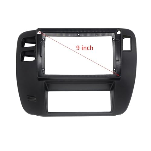 Car Radio Faceplate Frame 2-Din-Autoradio-Rahmen-Kit/Fit for Nissan Patrol 1997 1998 1999 2000 2001 2002 2003 2004 2005 Auto-Stereo-Audio-Blendenverkleidung Car Radio Frame(9 inch,Fascia) von PGAEVG