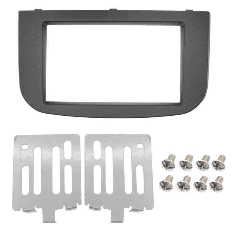 Car Radio Faceplate Frame 2 Din Radioeinbau/Passend for Mitsubishi Colt Armaturenbrett CD Trim Installlation Kit Audio Fitting Adapter Lünette Panel Auto Stereo Rahmen Car Radio Frame(178x102mm) von PGAEVG