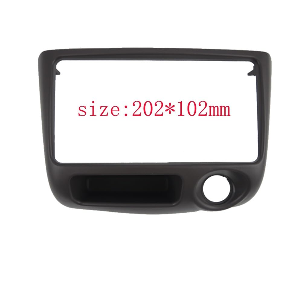 Car Radio Faceplate Frame 2Din 7 Zoll Autoradio-Blende/Fit for Toyota Vitz Yaris Echo 1999-2005 Rahmen Dash Radio CD DVD Panel Mount Kit Rahmenblende Car Radio Frame(202-102MM) von PGAEVG