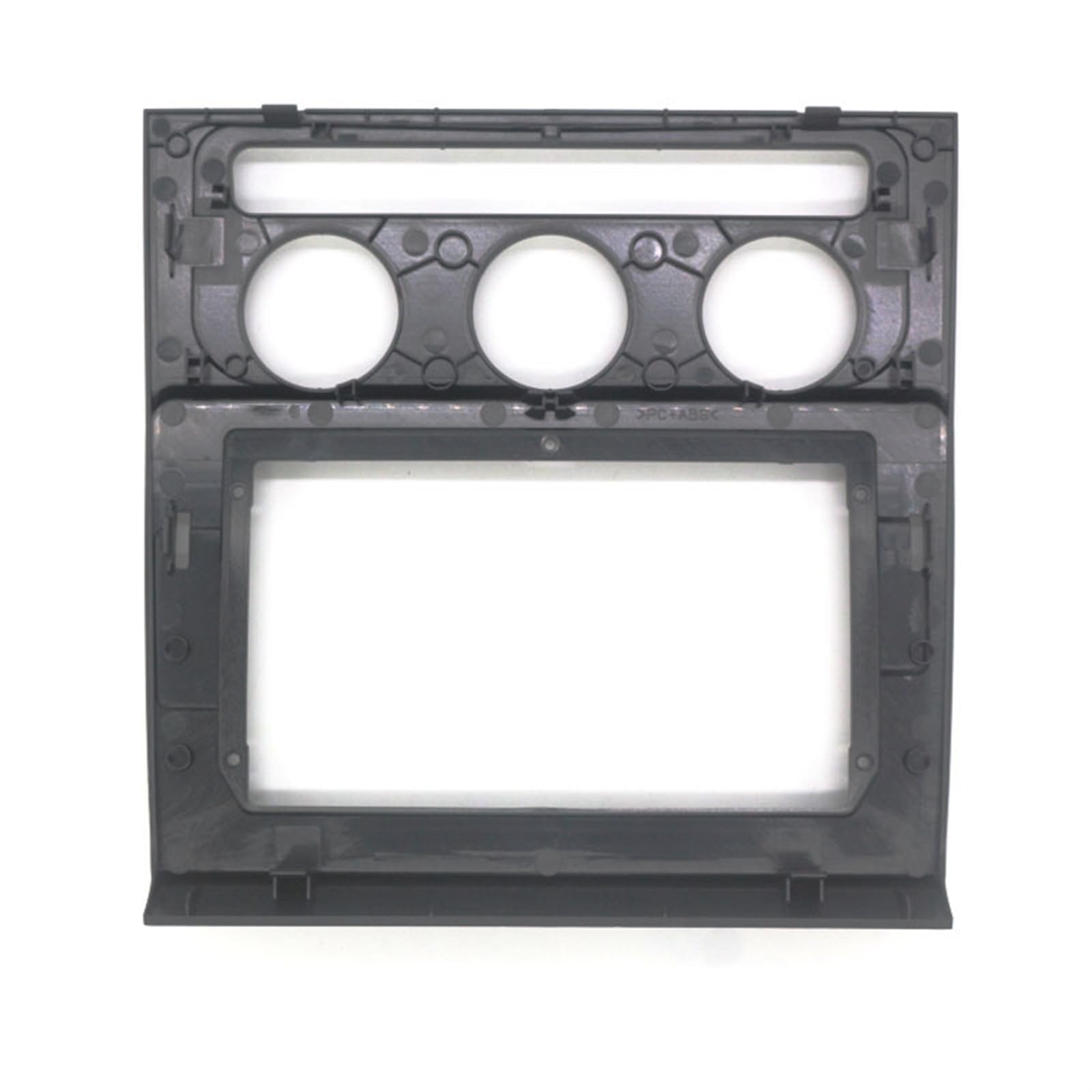 Car Radio Faceplate Frame 9/10 Zoll Autoradio-Rahmen-Kit/Passend for Volkswagen Touran 2004 2005 2006 2007 2008 Auto-Stereo-Mittelkonsolenhalter Blendenverkleidung Car Radio Frame(9 inch) von PGAEVG