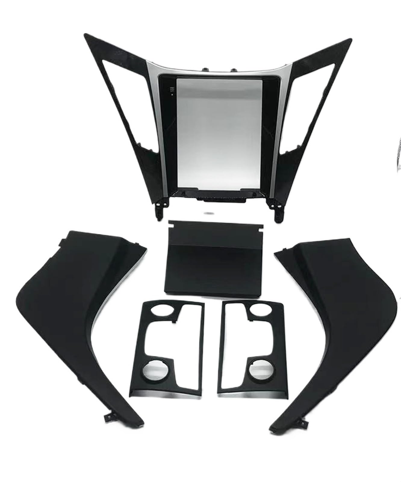 Car Radio Faceplate Frame 9,7 Zoll/Passend for Hyundai Sonata 8. 2011-2015 2D im Auto-DVD-Rahmen Audio-Einbauadapter Armaturenbrett-Zierleisten-Kits Blendenpanel-Radio-Player Car Radio Frame von PGAEVG