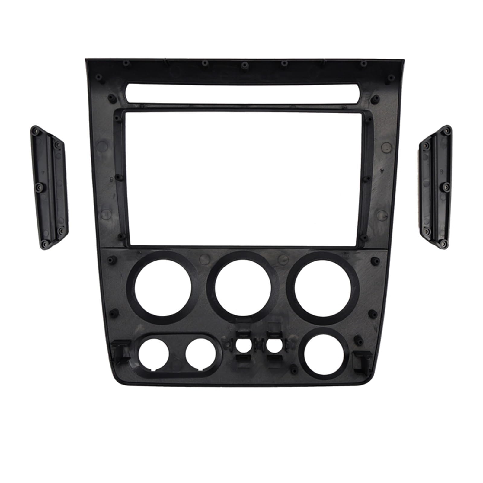 Car Radio Faceplate Frame 9-Zoll-Auto-Audiorahmen, GPS-Navigationsblende, Auto-DVD-Kunststoffrahmen, passend for HUMMER H3 2005–201 (9 Zoll, Linkslenkung) Car Radio Frame(Frame) von PGAEVG