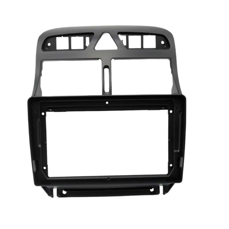 Car Radio Faceplate Frame 9-Zoll-Auto-DVD-Rahmen, Audio-Armaturenbrett-Verkleidung, Radio, Großbild-Auto-Multimediaplayer/Passend for Peugeot 307 307CC 2002-2013 Car Radio Frame(Only frame-black) von PGAEVG