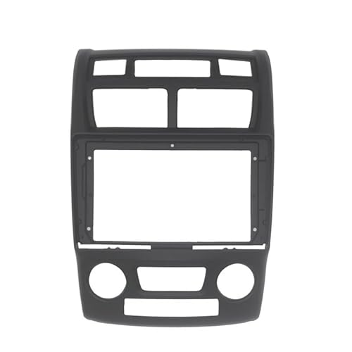 Car Radio Faceplate Frame 9-Zoll-Autoradio-Blende/Passend for KIA Sportage 2005-2010 Video-Panel-Player Audio Dash 2 Din Rahmen Armaturenbrett-Montagesatz Car Radio Frame(AUTO AC) von PGAEVG