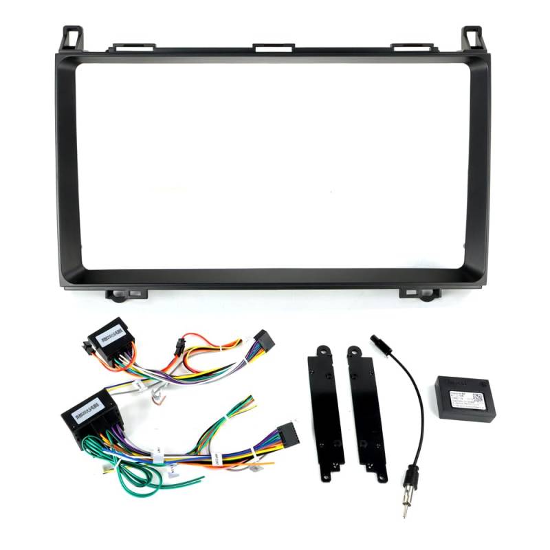 Car Radio Faceplate Frame 9-Zoll-Autoradio-Blendenrahmen/Passend for Mercedes Benz B200 AB-Klasse W169 W245 Viano Vito W639 Sprinter W906 Montagesatz Panel-Verkabelung Car Radio Frame von PGAEVG