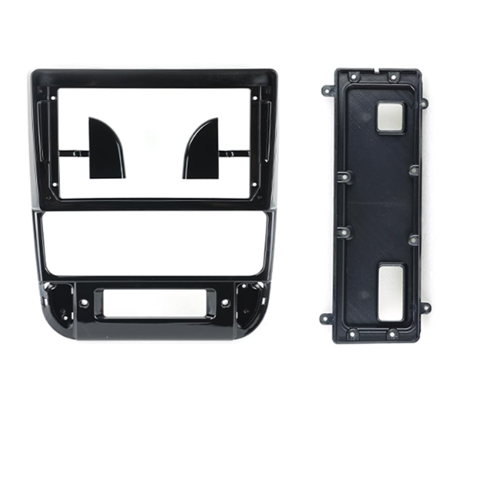 Car Radio Faceplate Frame 9-Zoll-Autoradio-Einbaurahmen/passend for Peugeot 406 1995–2005, Panel-Dash-Kit, Installation der Facia-Konsole, Audio-Lünette, GPS-Adapter Car Radio Frame(Black frame) von PGAEVG