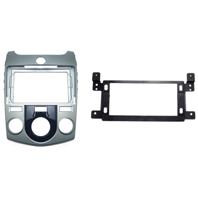 Car Radio Faceplate Frame 9-Zoll-Radio-Audio-Player-Rahmen/Passend for SUZUKI GRAND mit 9-Zoll-Auto-2Din-CD/DVD-Blende/Passend for KIA Forte Coupe 2009+ Car Radio Frame von PGAEVG