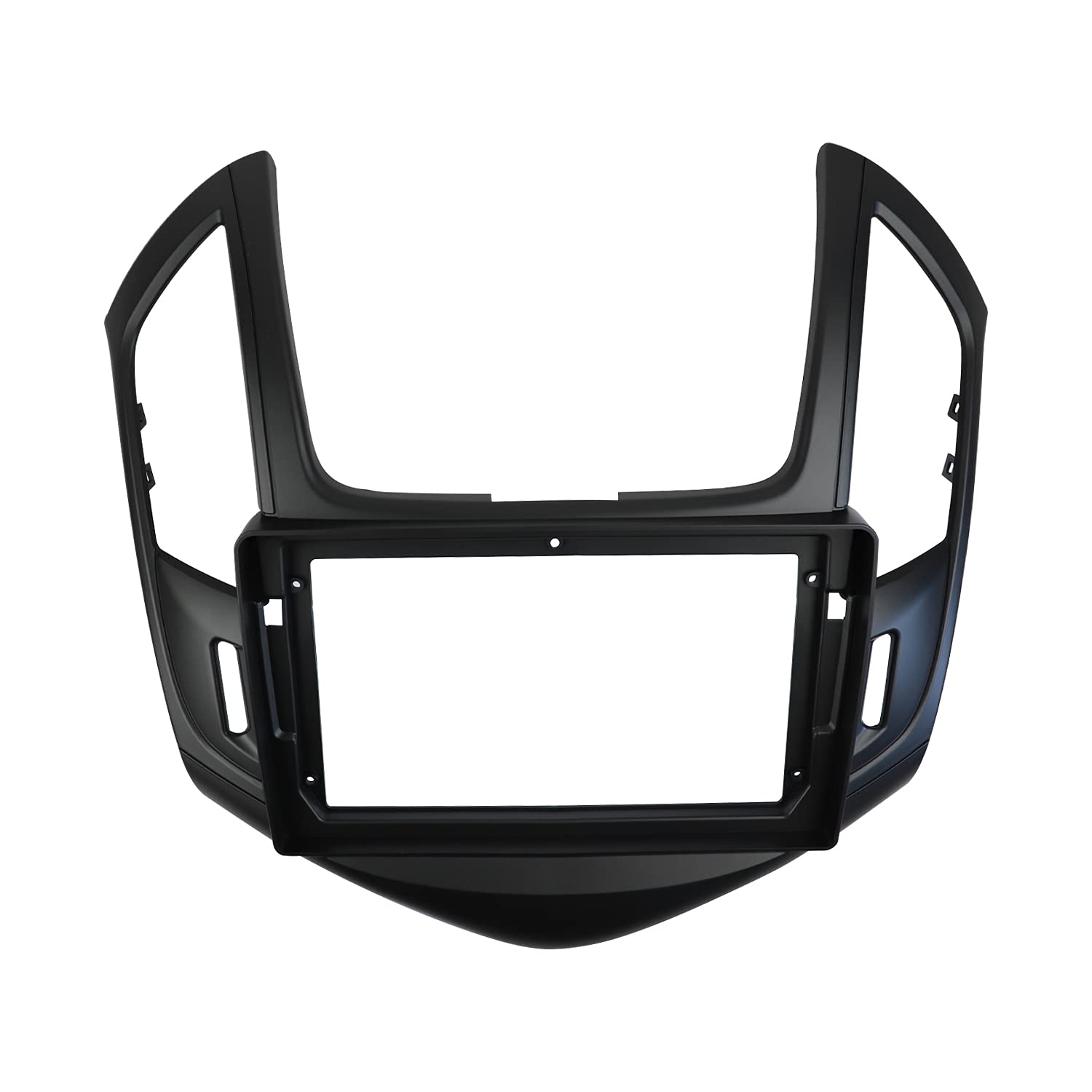 Car Radio Faceplate Frame 9-Zoll-Radioblende/Passend for CHEVROLET CRUZE 2013, Doppel-DIN-Stereo-Panel, Armaturenbrett-Umrüstung, Einbauverkleidung, GPS-Rahmen, Blende Car Radio Frame(Matt Black) von PGAEVG