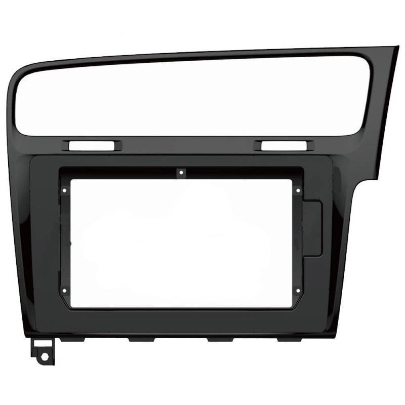 Car Radio Faceplate Frame Android-Autoradio-Rahmen-Set, passend for Volkswagen Golf 7 2013–2017, Auto-Stereo-Mittelkonsolenhalter, Blendenverkleidung, Lünette, Frontplatte Car Radio Frame(RHD,9 inch) von PGAEVG