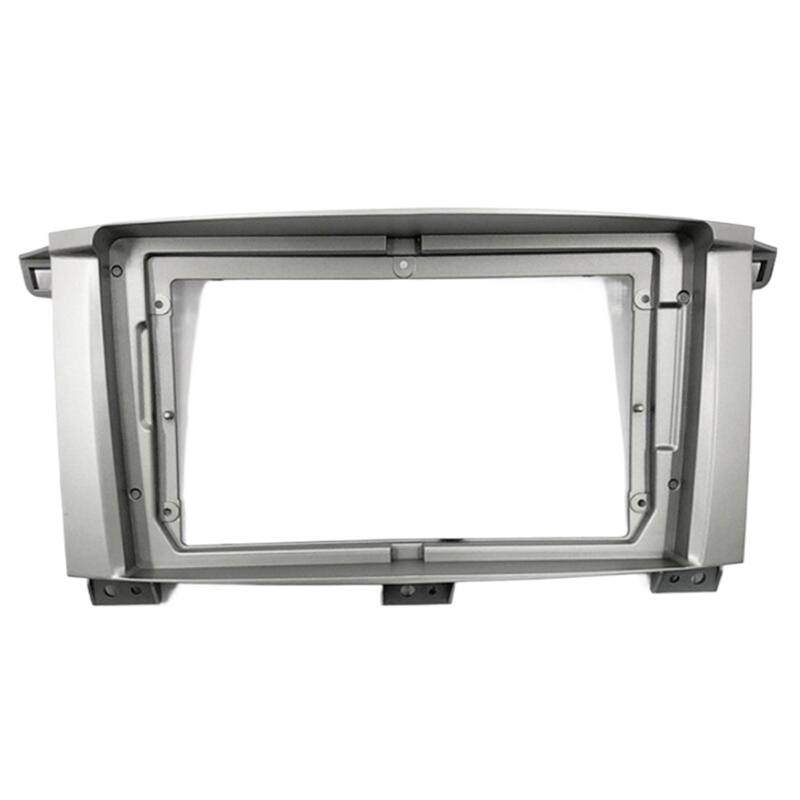 Car Radio Faceplate Frame Auto-Multimediarahmen, Auto-Audio-Radiorahmen, Armaturenbrett-Panel, 9 Zoll, Blenden/passend for Land Cruiser 100 Manual AC Edition 1998 1999 2000–2007 Car Radio Frame von PGAEVG