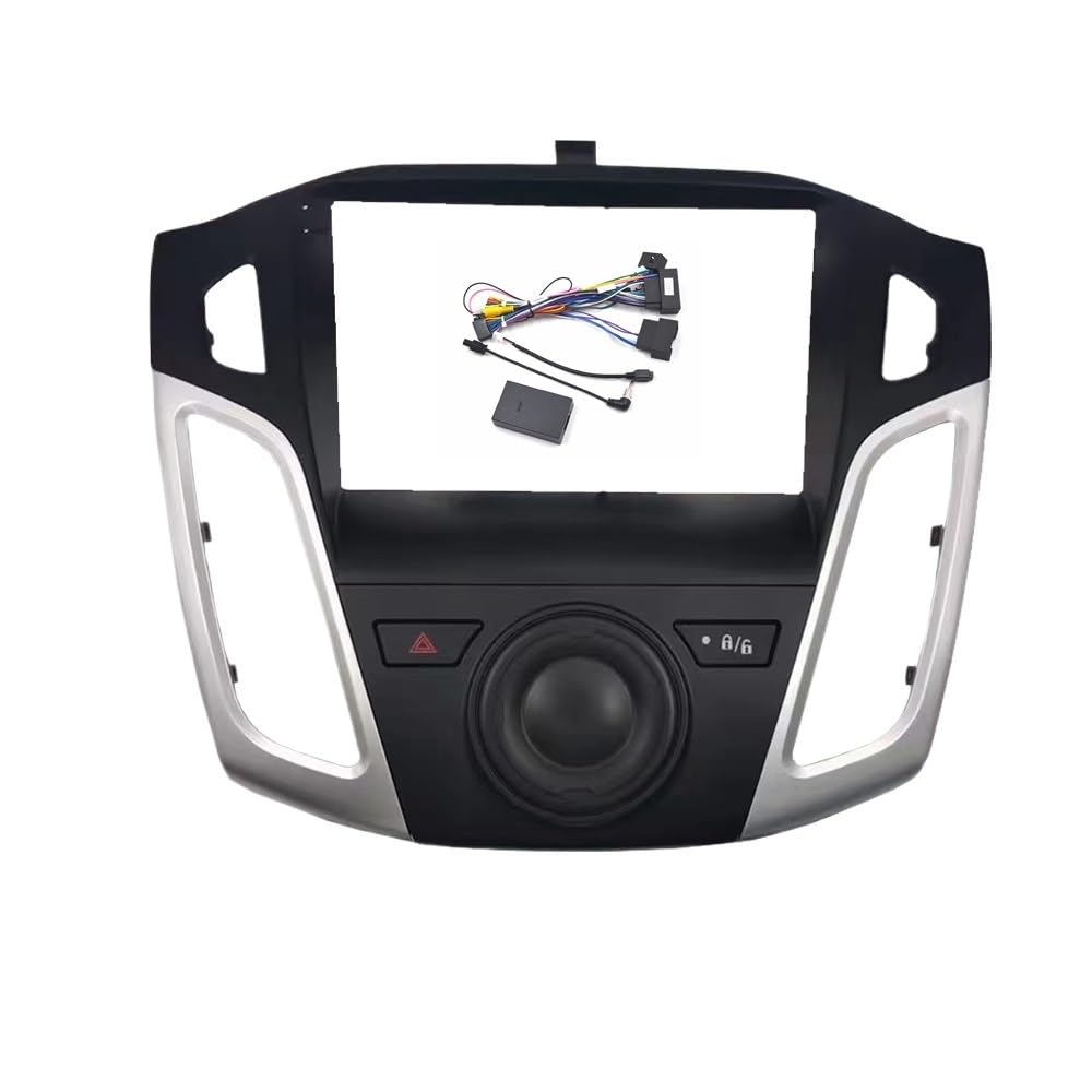 Car Radio Faceplate Frame Autoradio 2 Din Großbild-Blendenrahmen Adapter/Passend for Ford Focus 9 Zoll Großbild-Audio-Armaturenbrett-Einbaurahmen-Kit Car Radio Frame(Frame an canbus) von PGAEVG