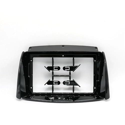 Car Radio Faceplate Frame Autoradio-Rahmen, Audio-2DIN-Blendenadapter, passend for Renault Koleos (2010), 9 Zoll großes Armaturenbrett-Montagepanel-Kit Car Radio Frame(Cable Canbus) von PGAEVG