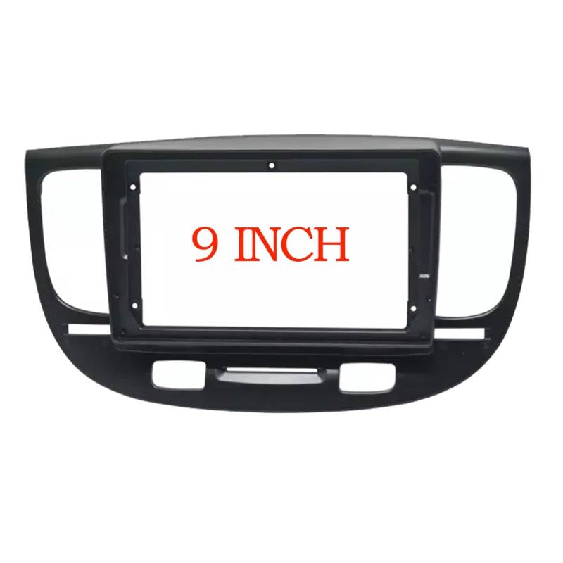 Car Radio Faceplate Frame Autorahmen/Passend for Kia Rio2 Rio 2 2005 06 07 08 09 10 2011 Armaturenbrett-Zubehör Nachrüstung Stereo 9-Zoll-Auto-Blende-Panel-Verkleidungsset Car Radio Frame(Frame-B) von PGAEVG