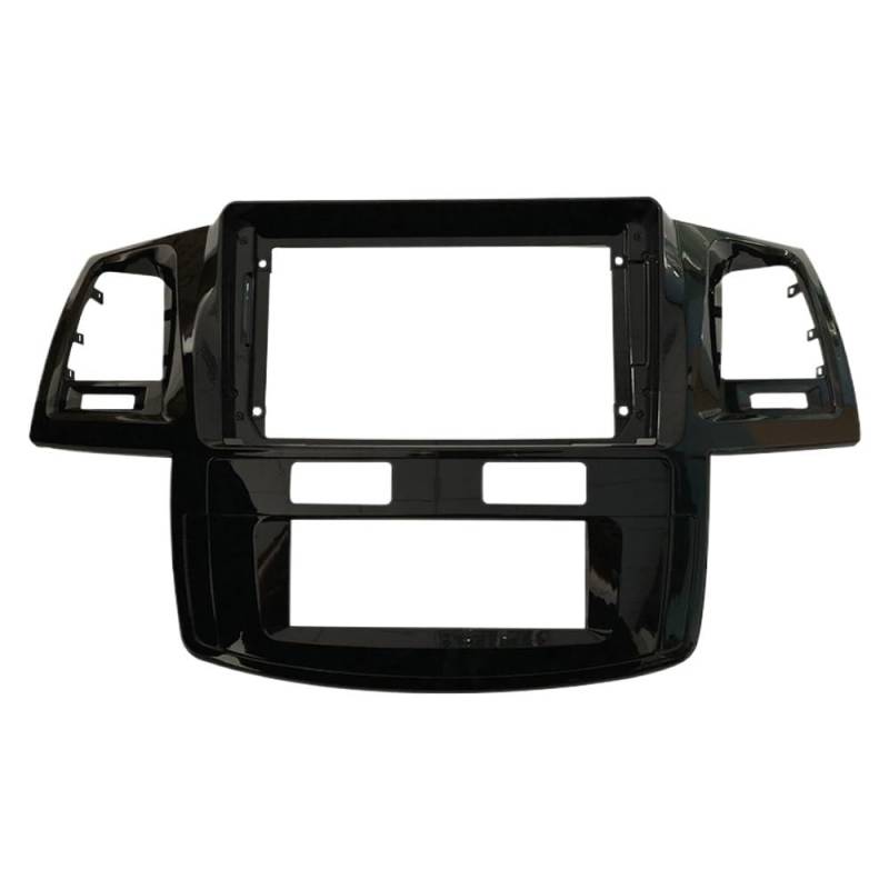 Car Radio Faceplate Frame Autorahmen 9-Zoll-Big-Screen-Faszienrahmenadapter/Passend for Toyota Hilux Fortuner 2005-2014 2Din Dash Audio Fitting Panel Frame Kit Car Radio Frame(2005 Auto,Only frame) von PGAEVG