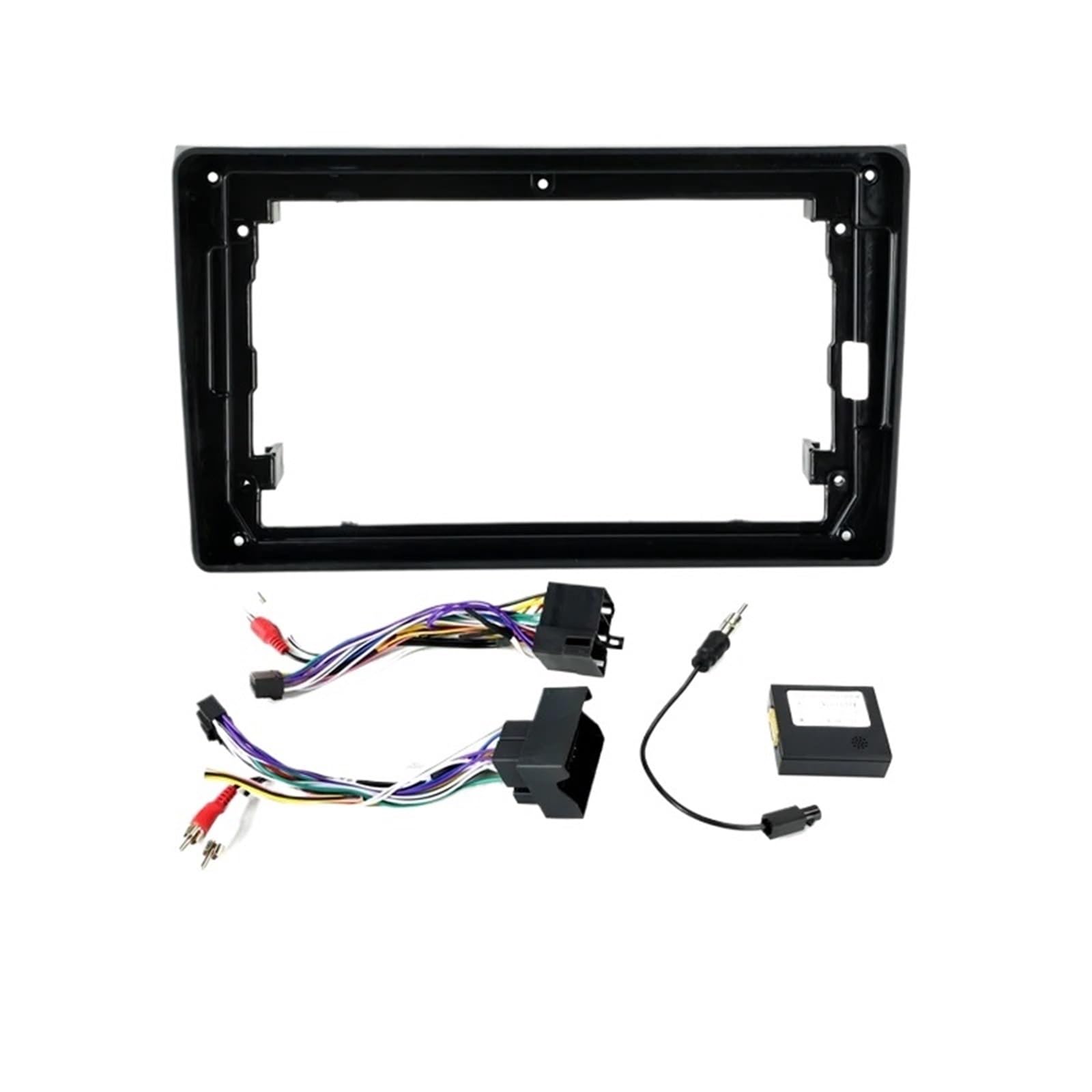 Car Radio Faceplate Frame MLOVELIN/Fit for Audi A4 B6 B7 S4 B7 B6 RS4 B7 2002-2012 Autoradio-Video-All-in-One-Rahmen Canbus-Box-Decoder Armaturenbrett-Panel Car Radio Frame(Frame cable box) von PGAEVG