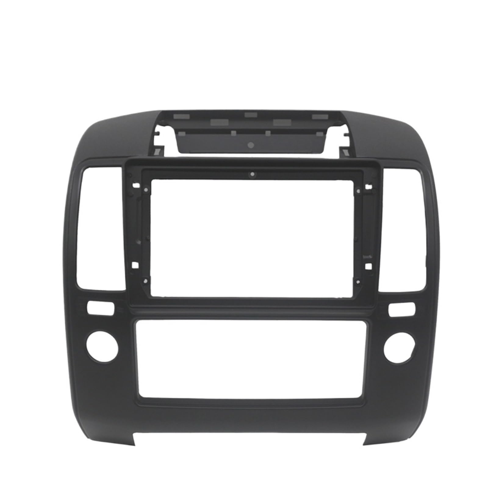 Car Radio Faceplate Frame NHKUPOR 2 DIN Auto-Stereo-Headunit-Installations-Surround-Frame-Kit Autoradio-Blende/Passend for Nissan NAVARA 2006 2007 2008 2009 2010-2012 Car Radio Frame(Fascia and cabl von PGAEVG