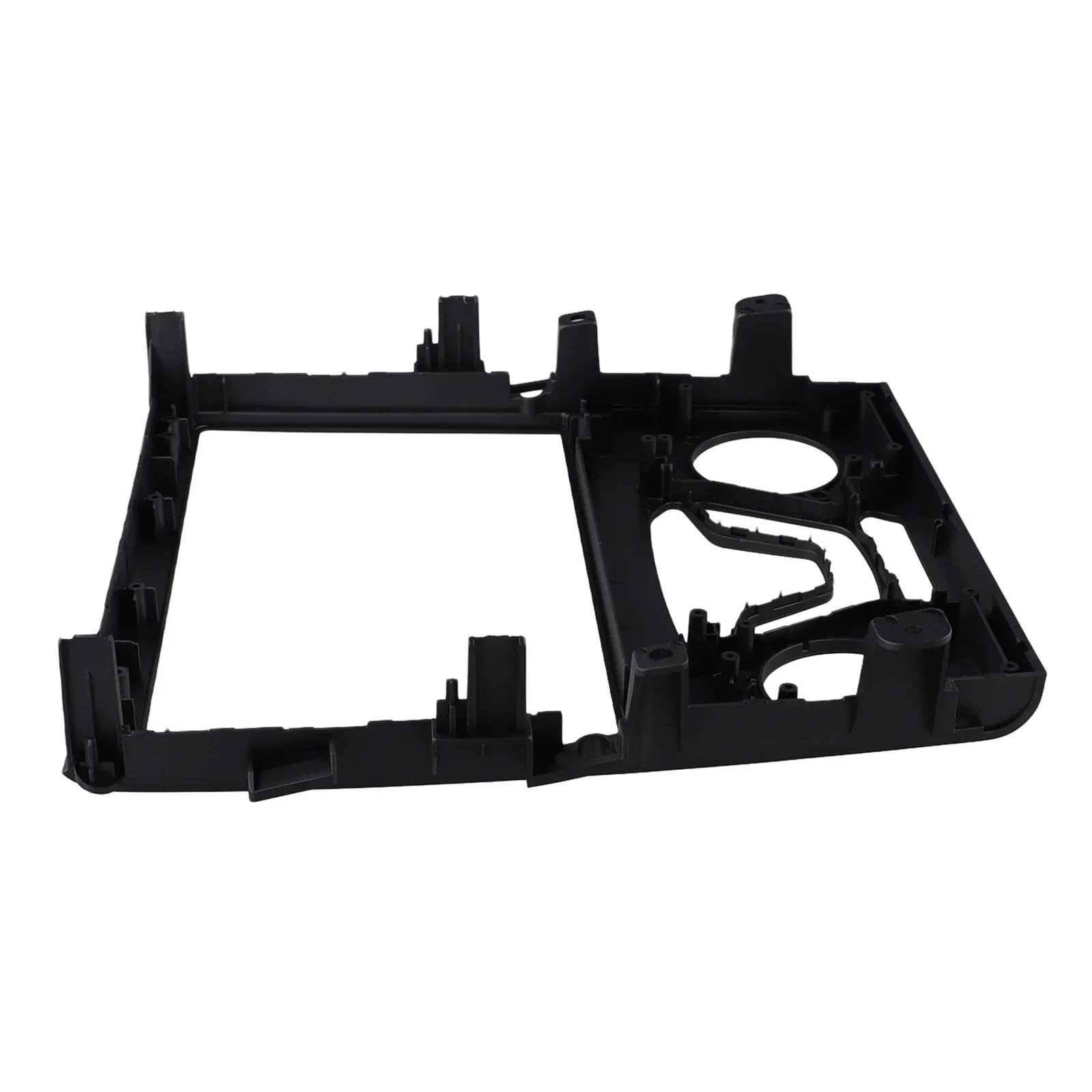 Car Radio Faceplate Frame Schwarzer Kunststoff-Autoradio-Radio-Einbau-Armaturenbrett-Rahmen, passend for Ford Fusion, passend for Mondeo 1318, einfache Installation und kein OEM-Teil Car Radio Frame von PGAEVG