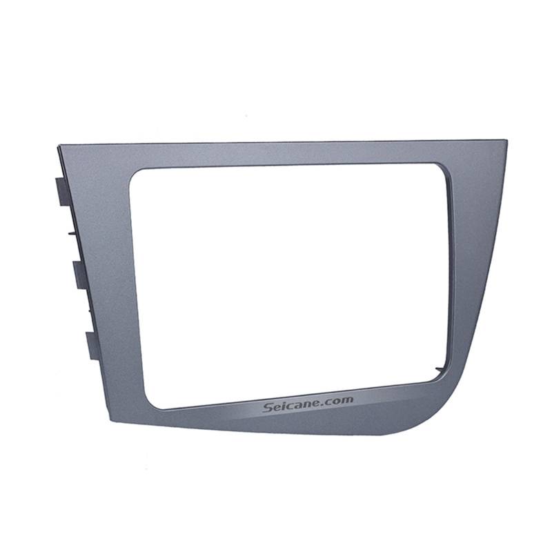 Car Radio Faceplate Frame Seicane Perfect Double Din Autoradio-Rahmenverkleidungssatz/Passend for Seat Leon 2005 2006 2007-2011 Linkslenker-Autoradio-Headunit GPS Car Radio Frame von PGAEVG