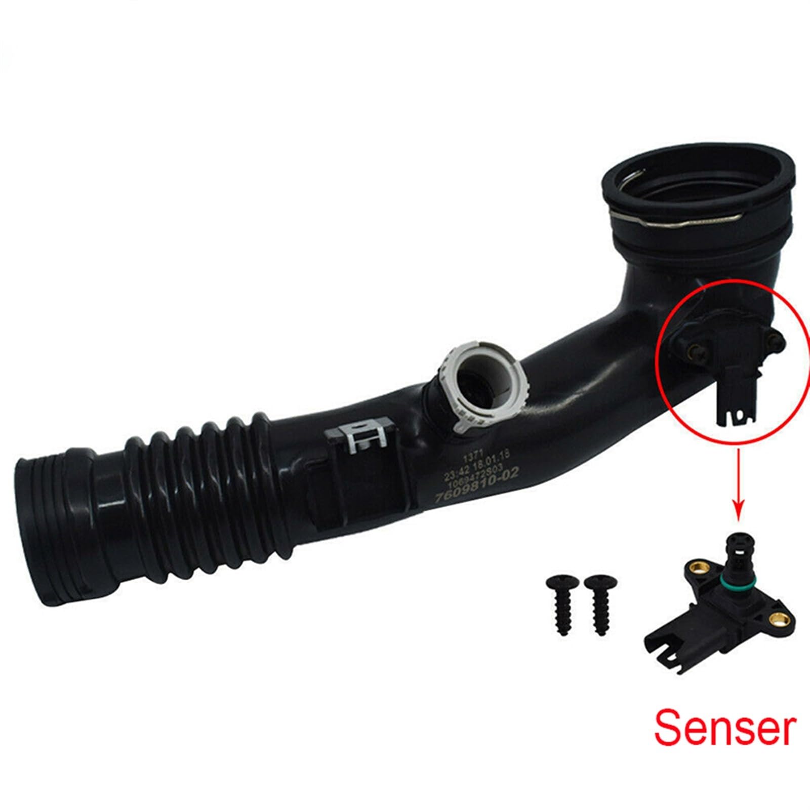 Intake Hose, Air Filter 13717609810 Autozubehör Luftfilter-Ansaugrohr/Passend for BMW 7er X6 F01 F02 E71 Turbolader-Rohr Luftschlauch Ansaugschlauch, Luftfilter von PGAEVG