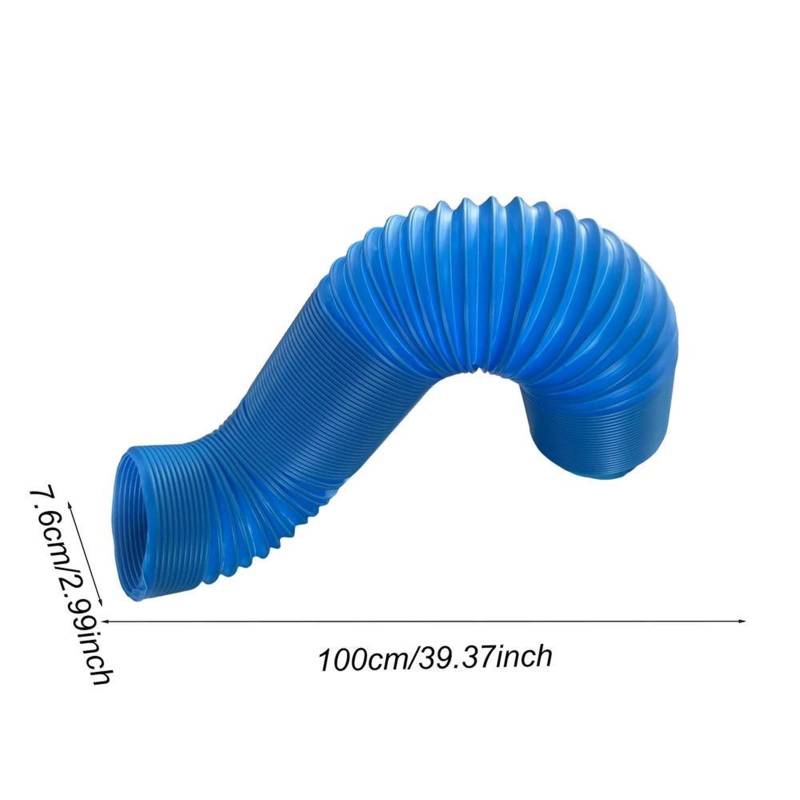 Intake Hose, Air Filter Kaltluftansaugrohr Luftkanal Induktionsansaugrohrschlauch Lufteinlass Flexibles Rohr Induktionsansaugschlauch Auto-Einlassrohrschlauch Ansaugschlauch, Luftfilter(Blue) von PGAEVG