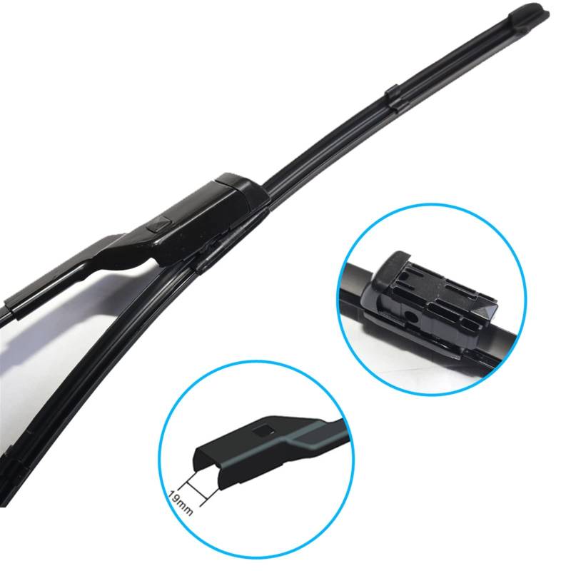 Wiper Blade/Passend for Volkswagen VW Polo Schrägheck MK4 2006 2007 2008 2009 9N3 Frontscheibenbürste Autozubehör Autowischerblätter Windscreen Wiper Blades von PGAEVG