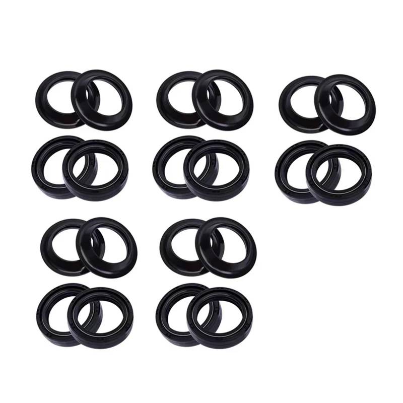 35x48x11 35 * 48 Motorrad Gabel Dämpfer Öl Dichtung 35 48 Staub Abdeckung for XLH883 XLH1000 XLH 883 1000(10pc seal 10pc cover) von PGENDJHTE