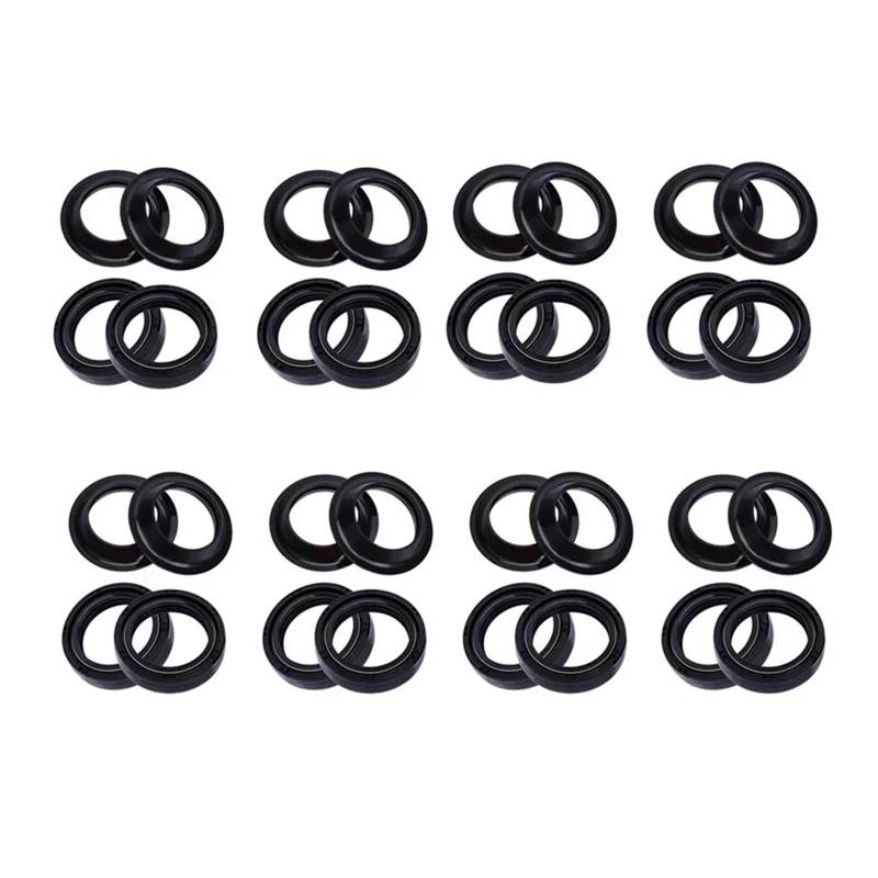 35x48x11 35 * 48 Motorrad Zubehör Gabel Dämpfer Öl Dichtung 35 48 Staub Abdeckung 91255-KBH-003 91255-300-023 for XL883(16pc seal 16pc cover) von PGENDJHTE