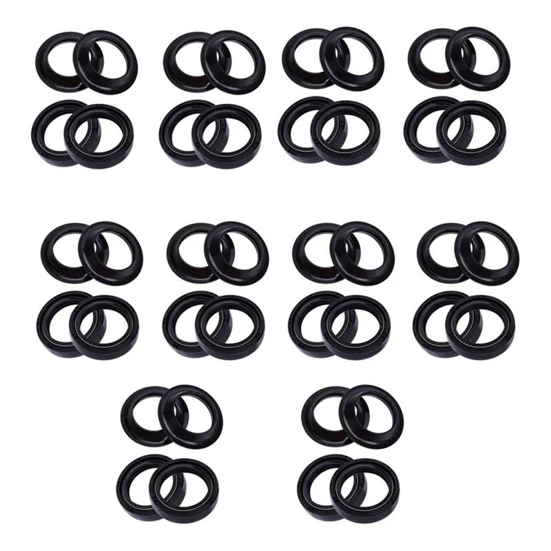 35x48x11 35 * 48 Motorrad Zubehör Gabel Dämpfer Öl Dichtung 35 48 Staub Abdeckung for 50 1998 for RS3 50 10-11(20pc seal 20pc cover) von PGENDJHTE