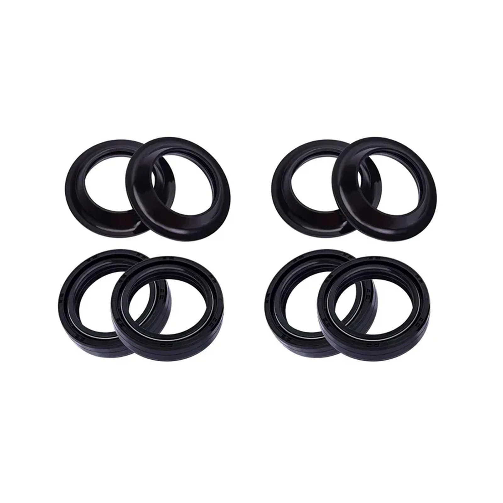 35x48x11 35 * 48 Motorrad Zubehör Gabel Dämpfer Öl Dichtung 35 48 Staub Abdeckung for 50 1998 for RS3 50 10-11(4pcs seal 4pcs cover) von PGENDJHTE