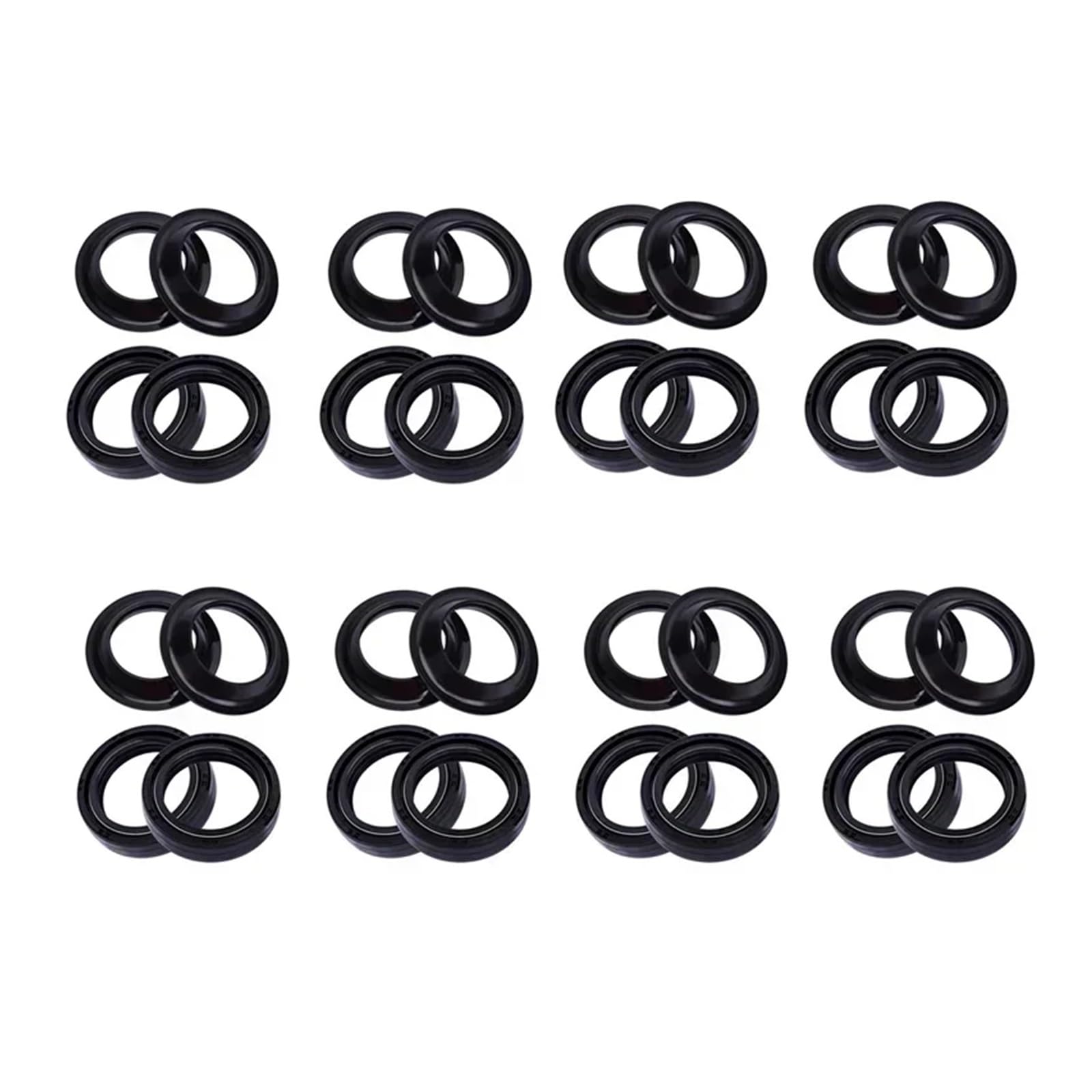 35x48x11 Motorrad Gabel Dämpfer Öl Dichtung 35 48 Staub Abdeckung for XL883 53 C Sportster Custom 883cc XL 883 53C(16pc seal 16pc cover) von PGENDJHTE