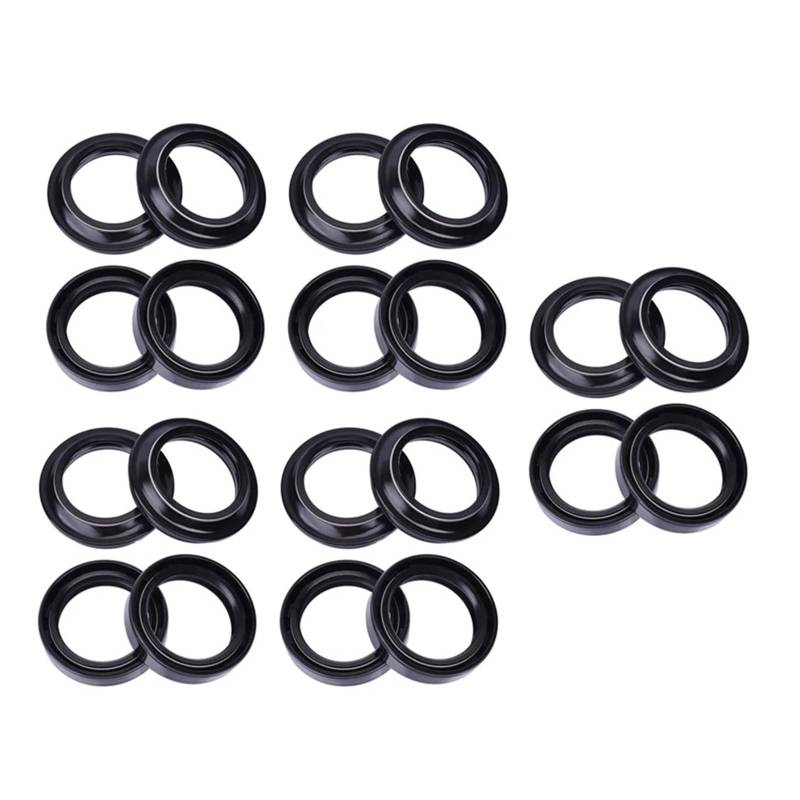 37x49x8/11 37 * 49 Motorrad Vorne Schock Gabel Dämpfer Öl Dichtung 37 49 Staub Abdeckung Lip for GS750 GS750E 750 cc(10pc seal 10pc cover) von PGENDJHTE