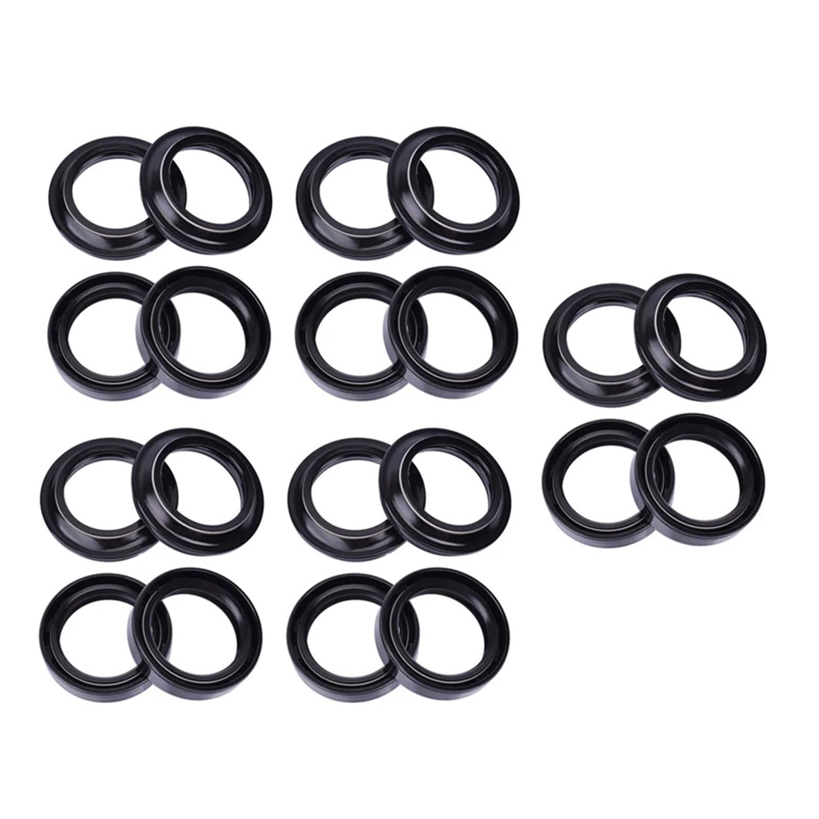 37x50x11 37 * 50 * 11 Motorrad Vorne Schock Gabel Dämpfer Öl Dichtung 37 50 Staub Abdeckung lip for 125 QM125-2D QM125(10pc seal 10pc cover) von PGENDJHTE