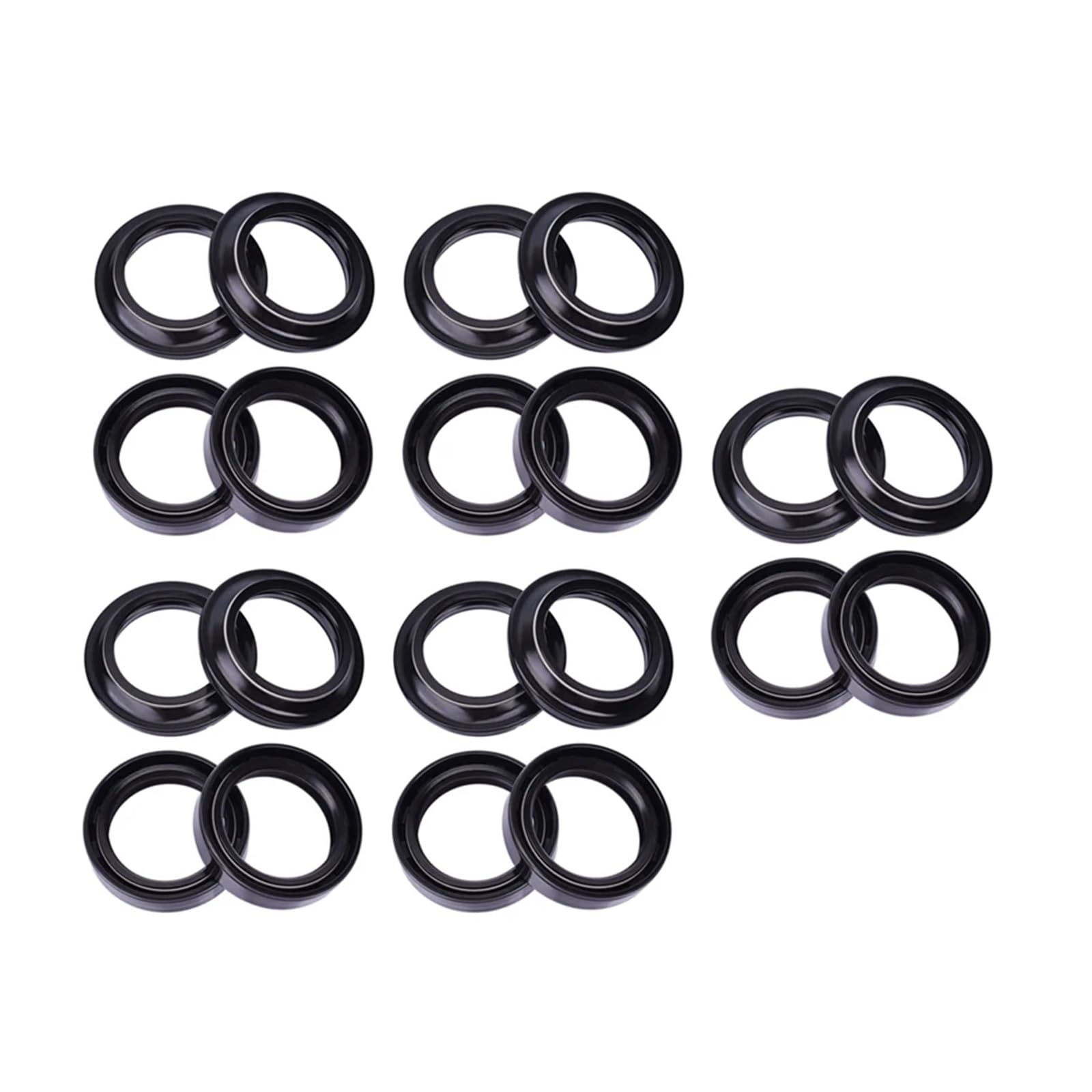 37x50x11 37 * 50 Motorrad Vorne Schock Gabel Dämpfer Öl Dichtung 37 50 Staub Abdeckung Lip for 230F TRAIL ID 2008-2017 NX250 NX 250(10pc seal 10pc cover) von PGENDJHTE